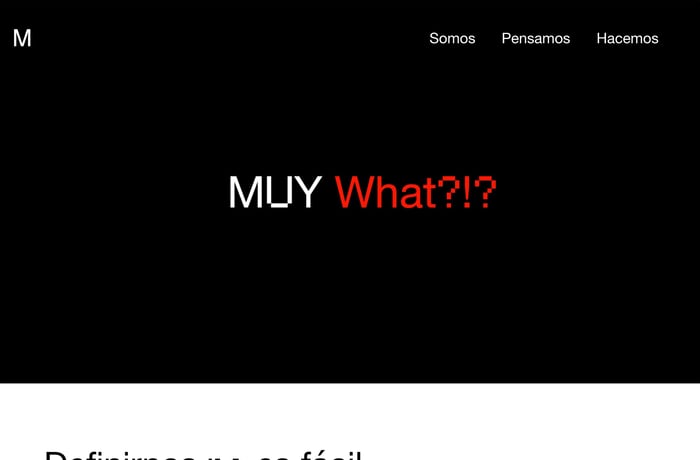 MUY website preview