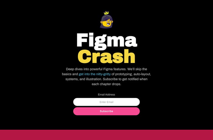 Figma Crash website preview