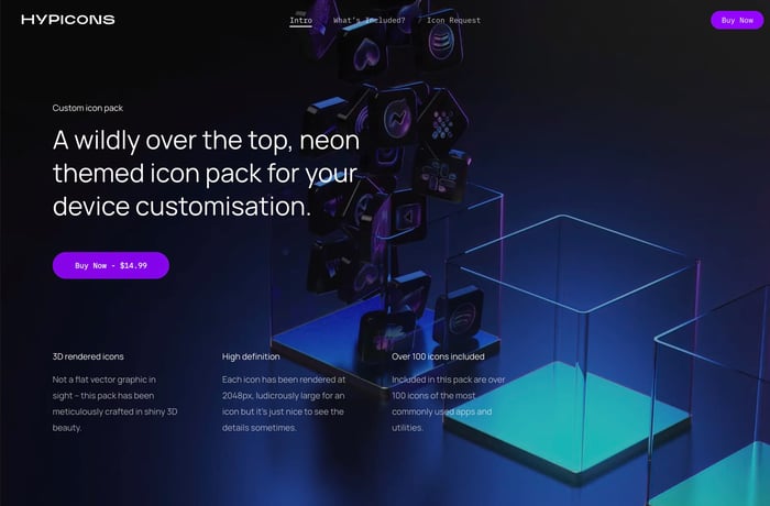 Hypicons website preview
