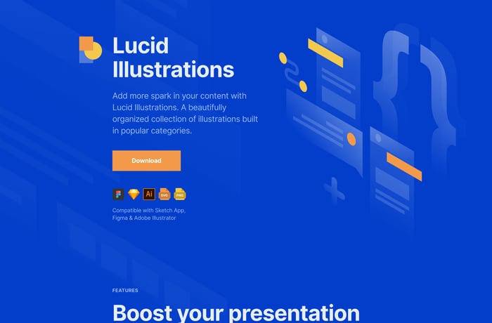 Lucid Illustrations website preview