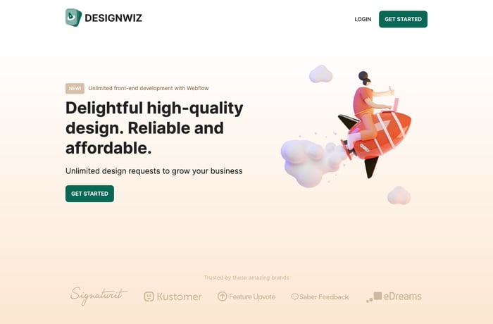 Designwiz website preview