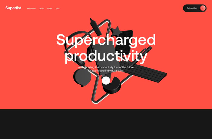Superlist website preview