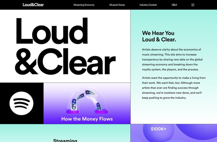 Loud & Clear website preview