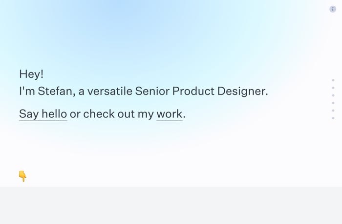 Stefan Trkulja website preview