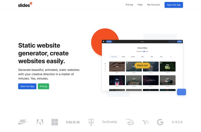 Designmodo Slides website preview