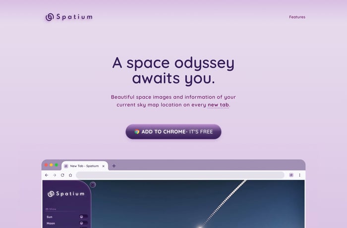 Spatium website preview