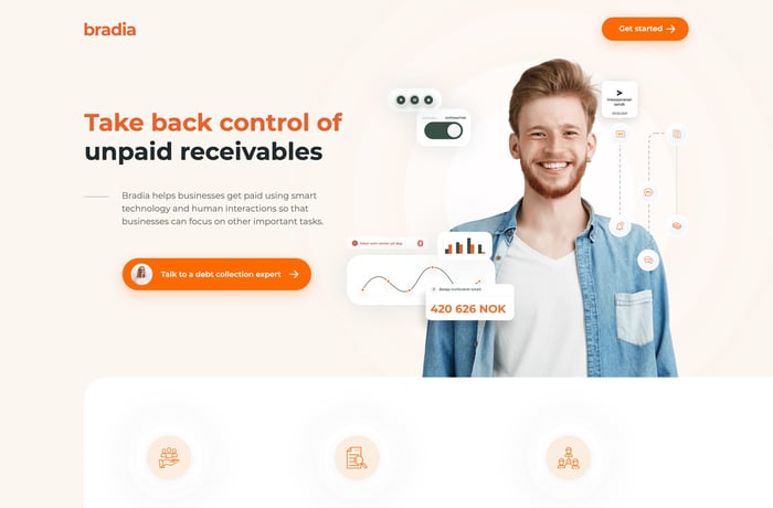 Bradia website preview