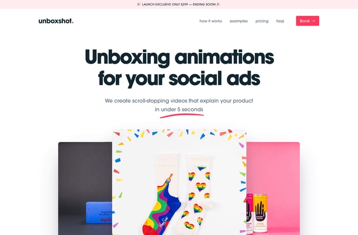 Unboxshot website preview