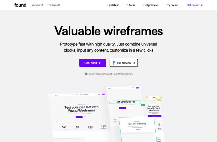 Found website preview