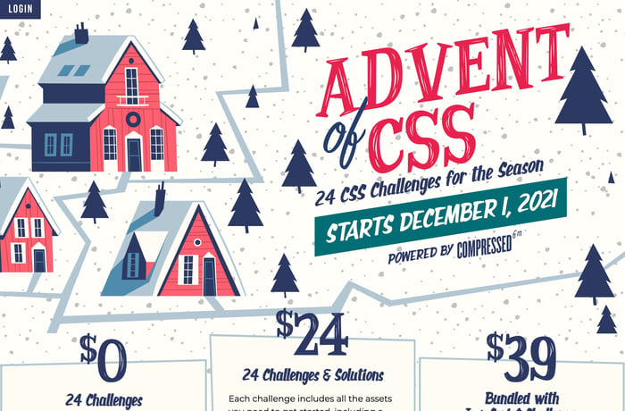 Pricing Table section on Advent of CSS | One Page Love