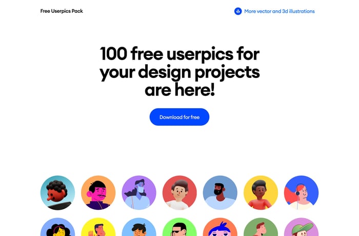 Userpics website preview