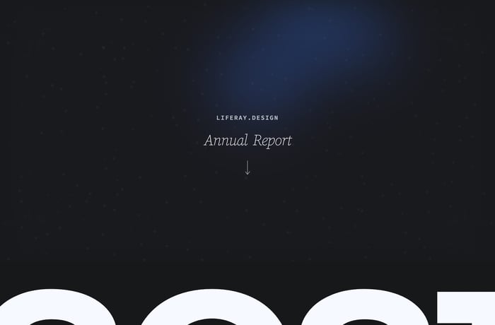 Liferay Design 2021 website preview