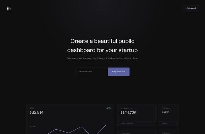 Deximal website preview