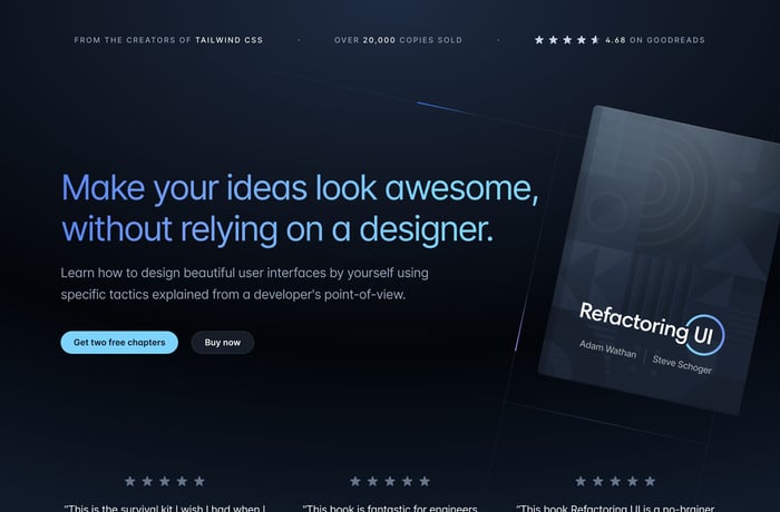 Refactoring UI website preview