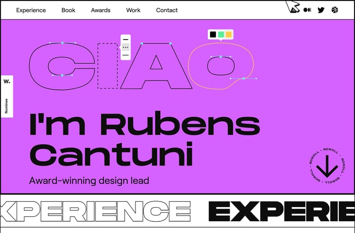 Rubens Cantuni website preview
