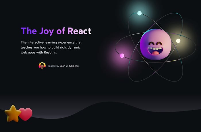 The Joy of React website preview