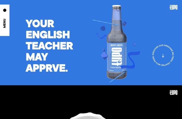 Typo website preview