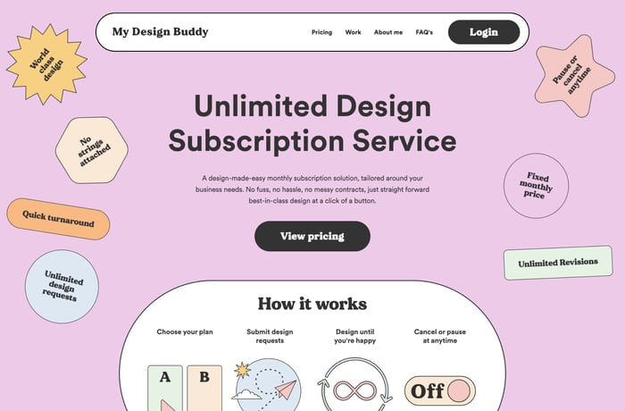 My Design Buddy website preview