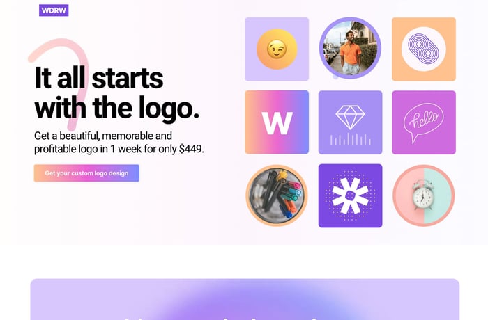 Woodrow website preview