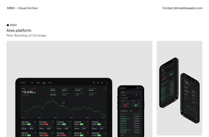 madebywater website preview