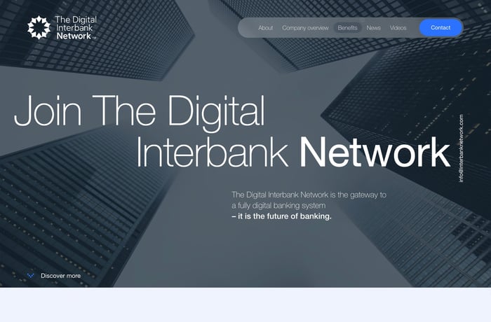 Interbank Network website preview
