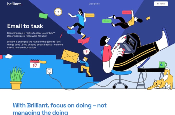Brilliant website preview