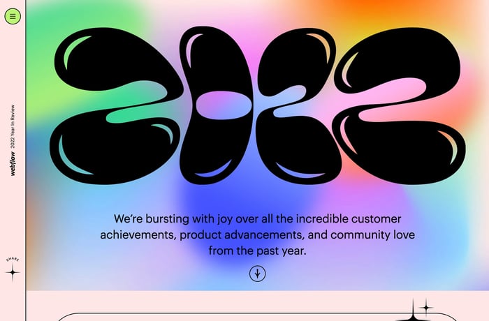 Webflow in 2022 website preview