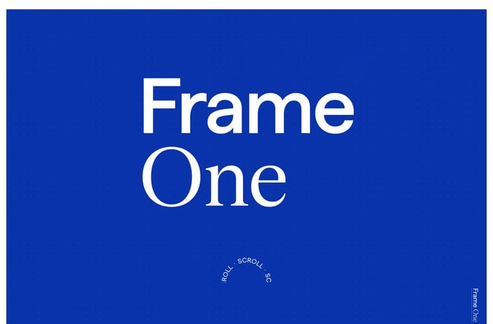 Frame One website preview