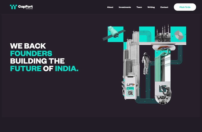 CapFort Ventures website preview