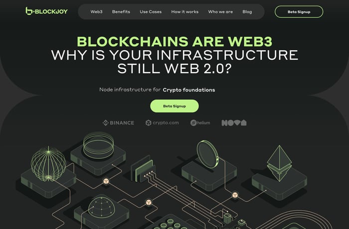 BlockJoy website preview