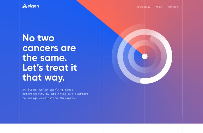 Eigen Therapeutics website preview