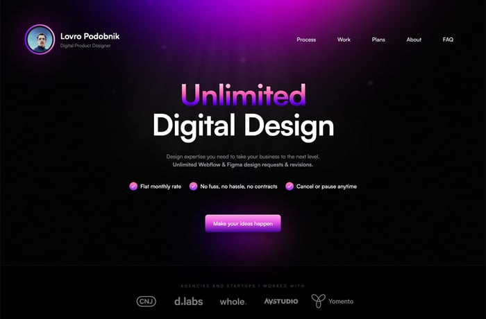 Lovro Podobnik website preview