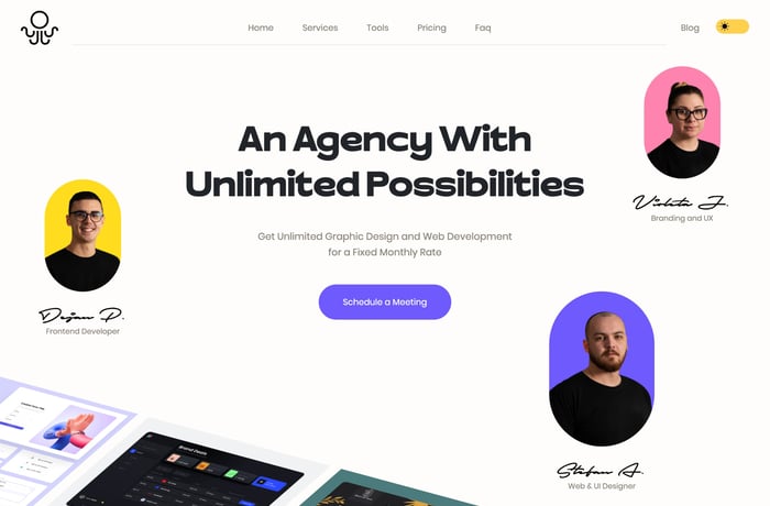 Inkyy website preview