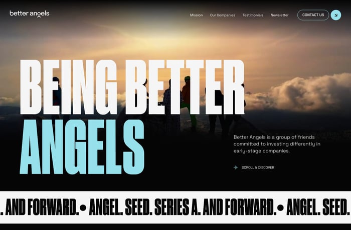 Better Angels website preview