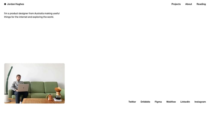 Jordan Hughes website preview
