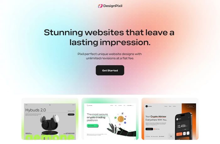 DesignPixil website preview