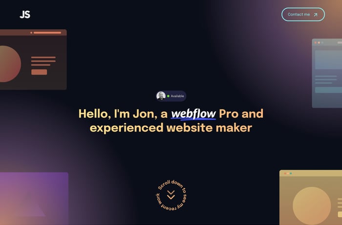 Jon Swain website preview
