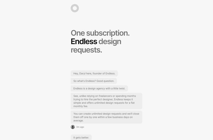 Endless website preview