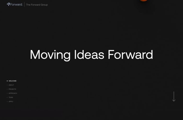 The Forward Group website preview