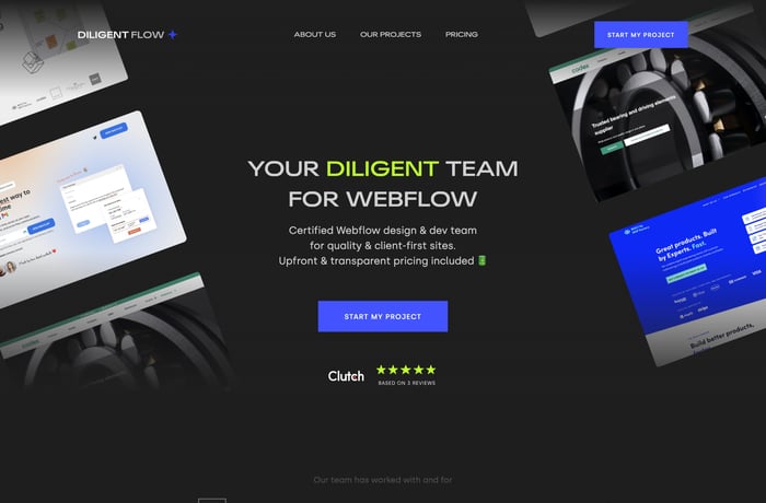 Diligent flow website preview