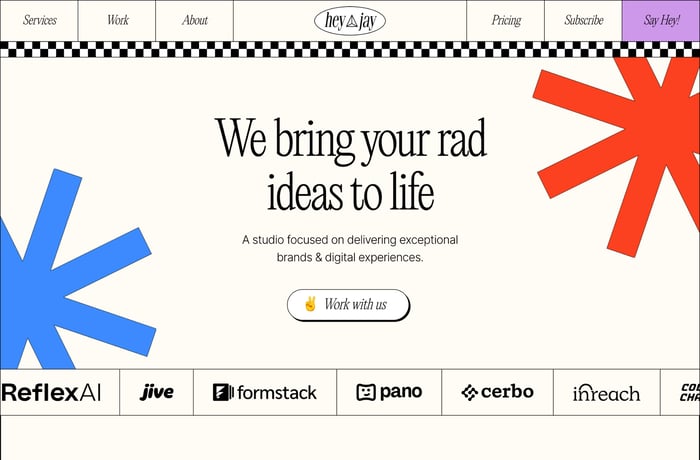 heyjay website preview
