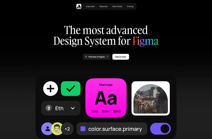 Atomize Design System website preview