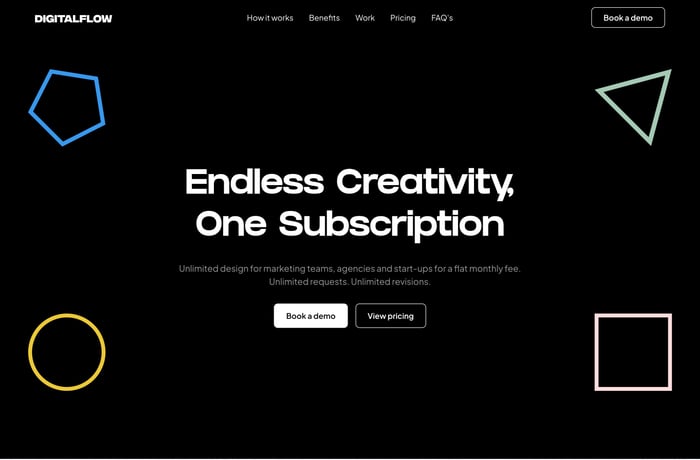 Digital Flow website preview