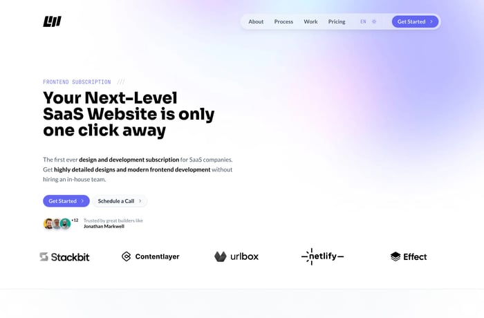 LW Works website preview