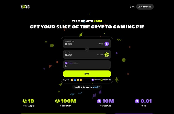 Kong.Fund website preview