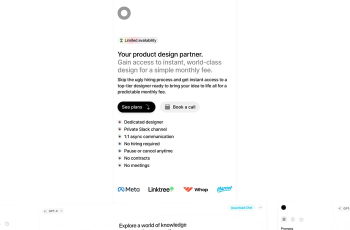 Endless website preview