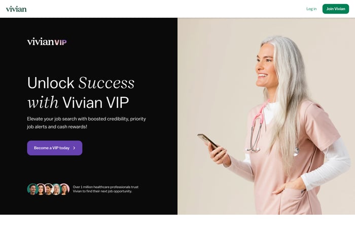 Vivian VIP website preview