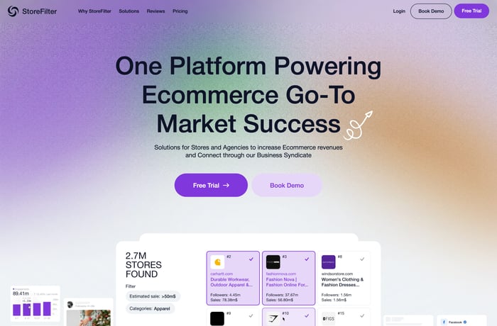 StoreFilter website preview