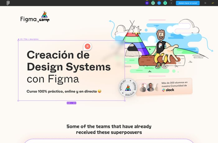 Figma Camp website preview