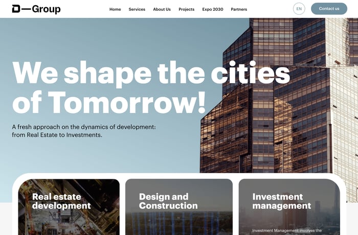 D-Group Ltd website preview